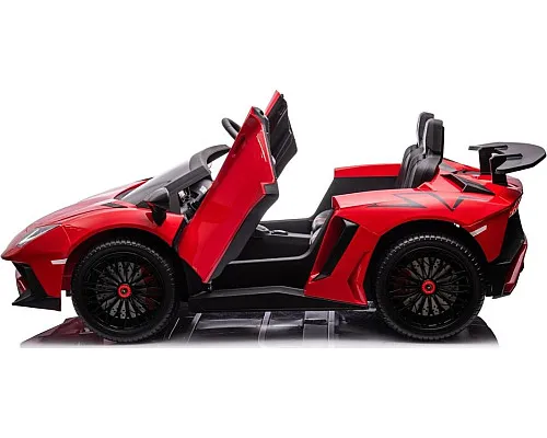 Дитяча акумуляторна машинка Lamborghini Aventador SV Червона Дитяча акумуляторна машинка Lamborghini Aventador SV Червона