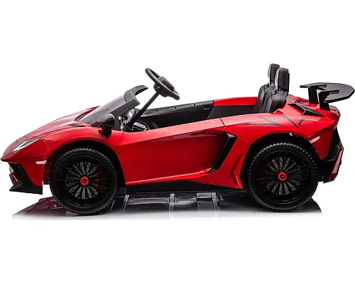 Дитяча акумуляторна машинка Lamborghini Aventador SV Червона Дитяча акумуляторна машинка Lamborghini Aventador SV Червона