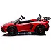 Дитяча акумуляторна машинка Lamborghini Aventador SV Червона
