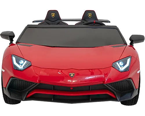 Дитяча акумуляторна машинка Lamborghini Aventador SV Червона Дитяча акумуляторна машинка Lamborghini Aventador SV Червона