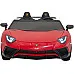 Дитяча акумуляторна машинка Lamborghini Aventador SV Червона