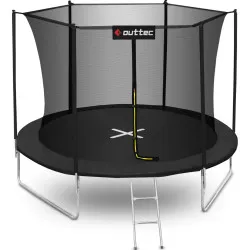Батут OUTTEC Inside Net  з внутрішньою сіткою 8 футів 252 см чорний