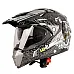 Мотоциклетний шолом W-TEC NK-311 enduro + BLENDA 2019 - розмір M(57-58) / duo sport чорно-сірий