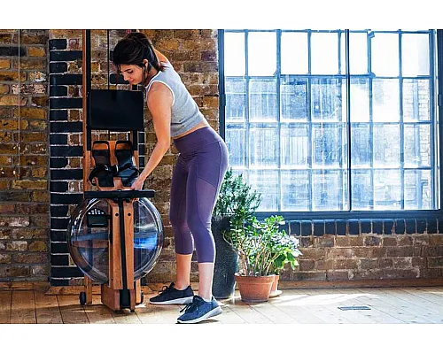 Веслувальний тренажер водний WaterRower  S4 Oak жовтий
