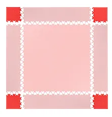 Кутові елементи для килимка inSPORTline Simple Red - 4 шт.