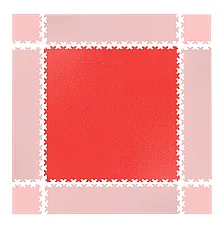 Килимок-пазл inSPORTline Simple червоний