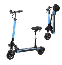 inSPORTline Skootie Pro 8” з сидінням - синій