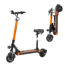 inSPORTline Skootie Pro 8” з сидінням - помаранчевий