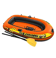 Човен INTEX 58357 Explorer PRO 200 комплект весла + насос 196 x 102 x 33 см 