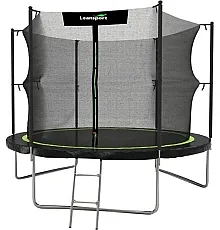 Батут Lean Sport Pro з внутрішньою сіткою 16 футів 487 см чорний