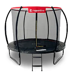 Батут inSPORTline Flea PRO з внутрішньою сіткою 305 см чорний