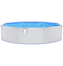 Басейн каркасний vidaXL 550 x 120 см, білий