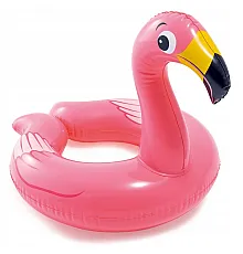 Коло надувне для плавання Intex 59220-flamingo Фламінго, 76 х 55 см