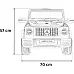 Дитяча акумуляторна машинка Mercedes AMG G63. Біла