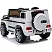 Дитяча акумуляторна машинка Mercedes AMG G63. Біла
