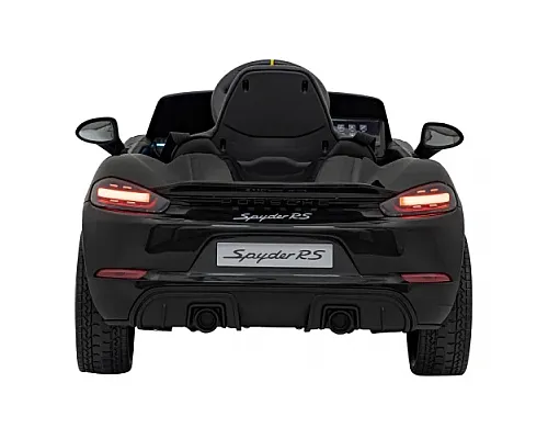 Дитяча акумуляторна машинка Porsche 718 фарбована Чорна