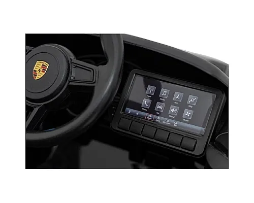 Дитяча акумуляторна машинка Porsche 718 фарбована Чорна